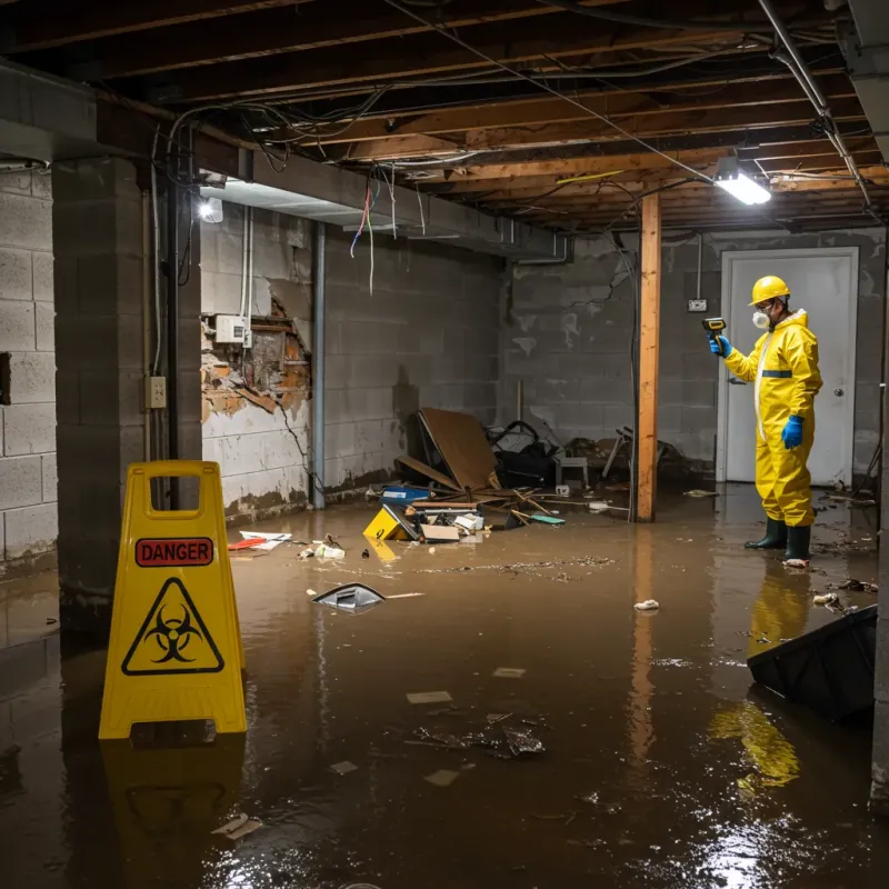 Flooded Basement Electrical Hazard in Mililani Town, HI Property